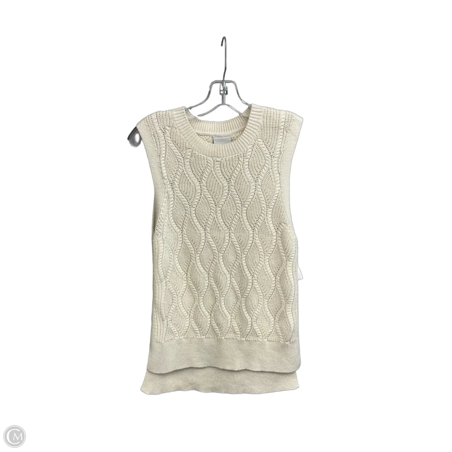 Top Sleeveless By Varley In Cream, Size: Xs