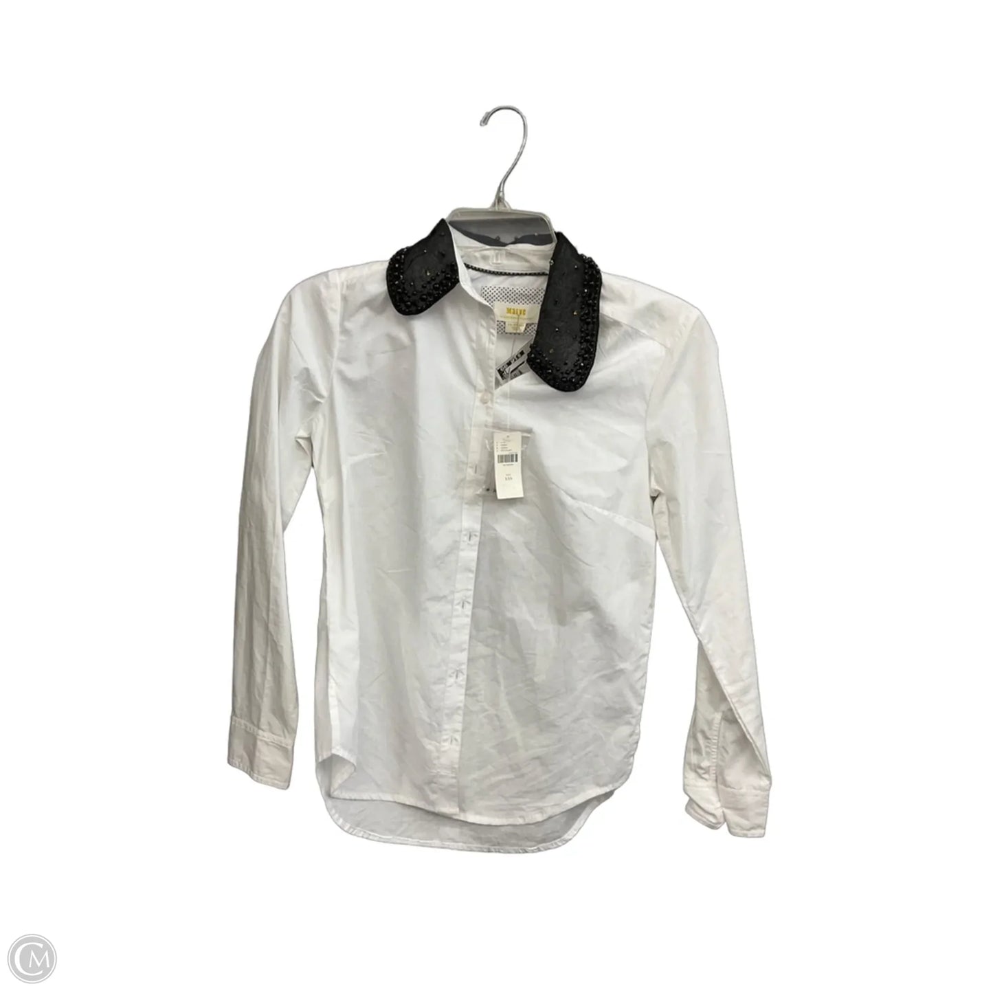 Top Long Sleeve By Maeve In White, Size: Xs