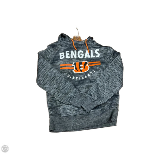 Sweatshirt Hoodie By Nfl In Grey, Size: S