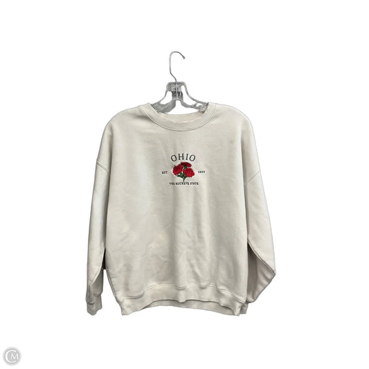Sweatshirt Crewneck By State Of Mine In Beige, Size: M