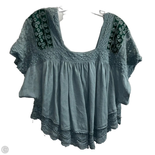 Top Short Sleeve By Altard State In Blue, Size: S
