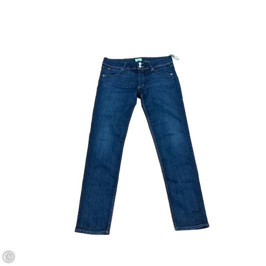 Jeans Skinny By Hudson In Blue Denim, Size: 10