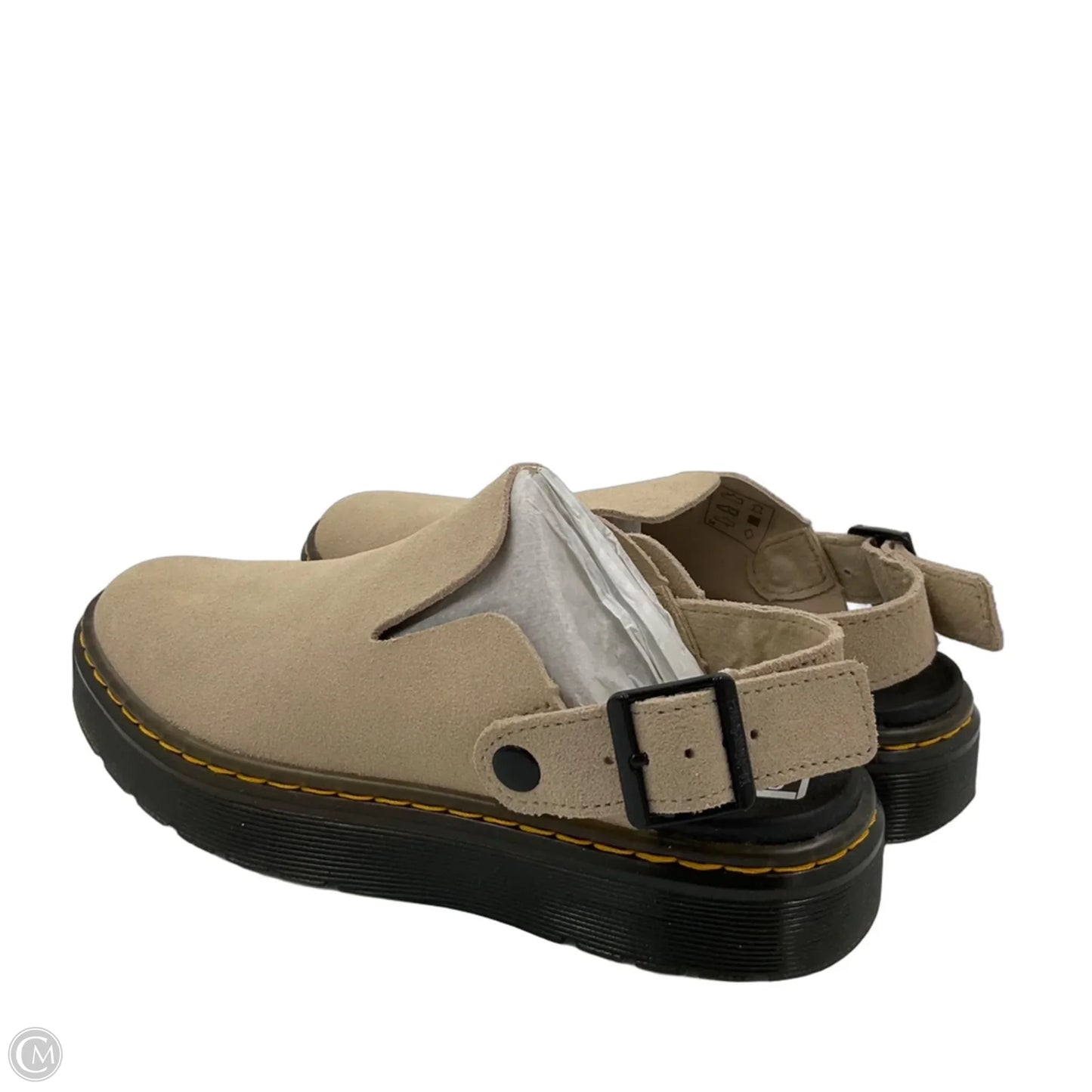 Shoes Flats By Dr Martens In Beige, Size: 5