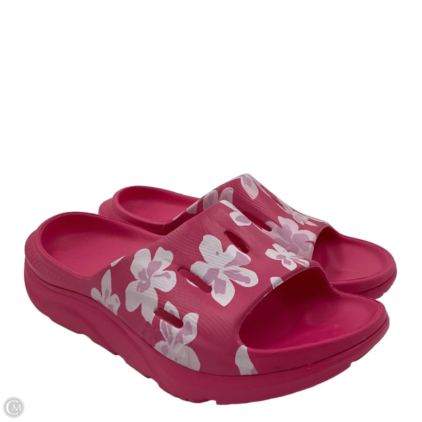 Sandals Flip Flops By Hoka In Pink, Size: 10