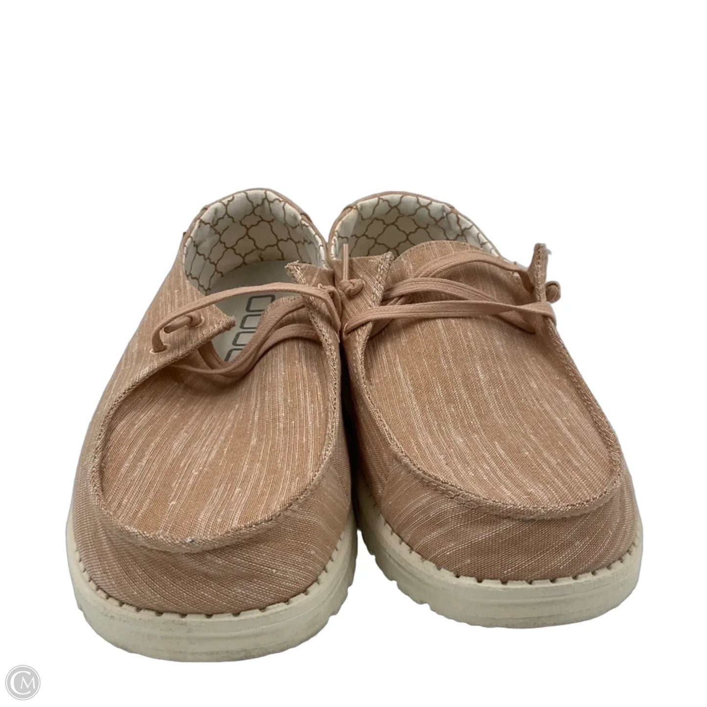 Shoes Flats By Hey Dude In Pink, Size: 10