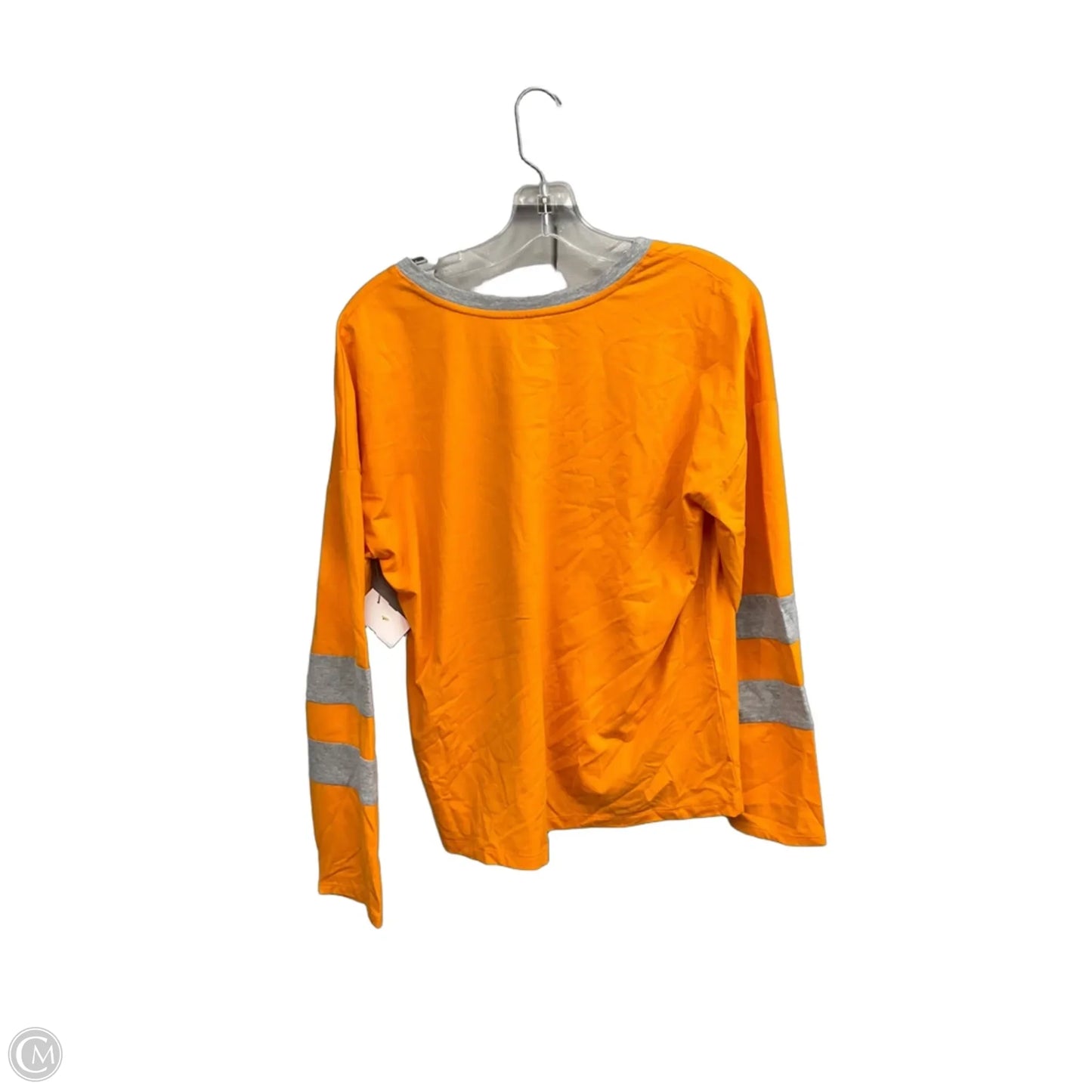 Top Long Sleeve Basic By Nfl In Orange, Size: L