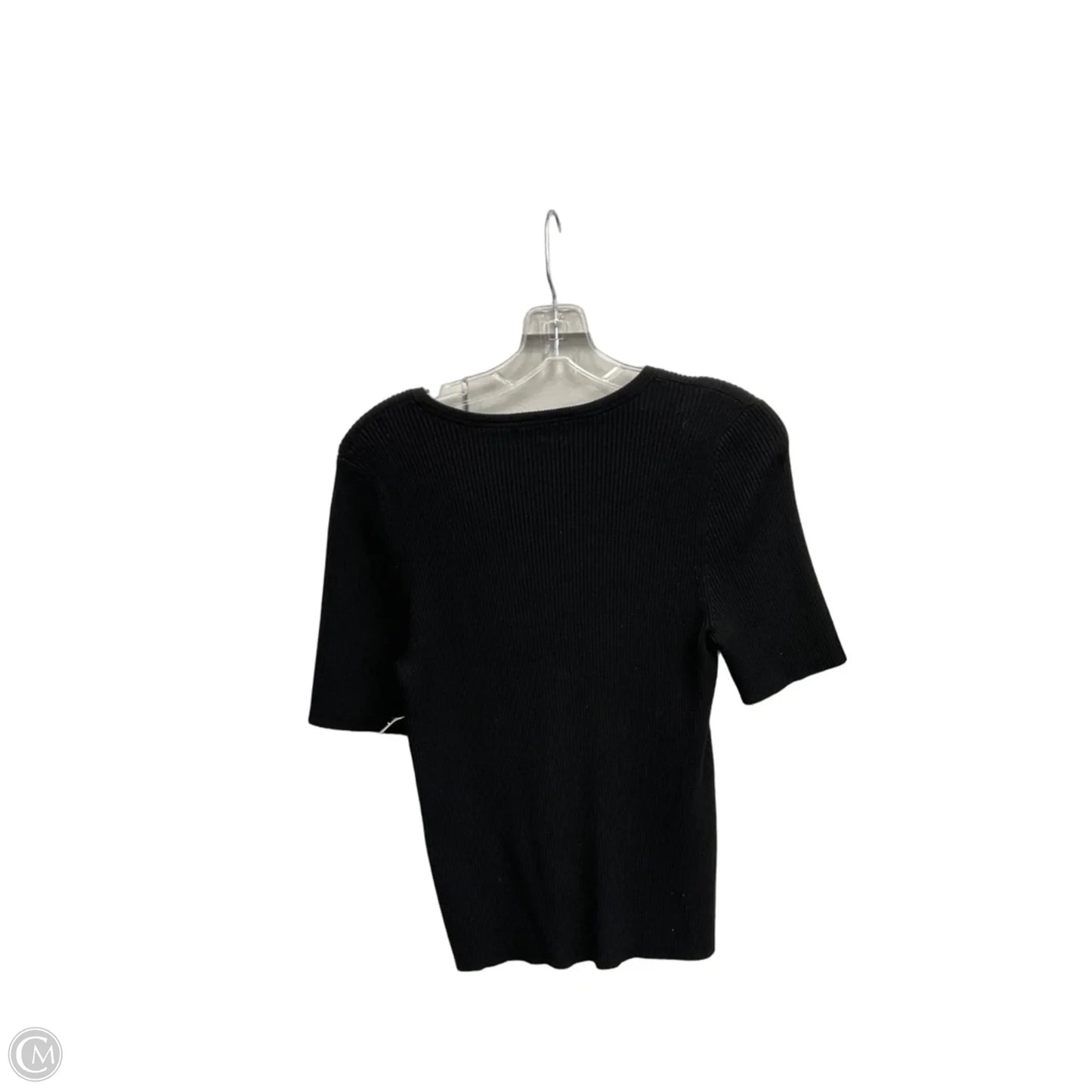 Top Short Sleeve Basic By Maeve In Black, Size: Xl