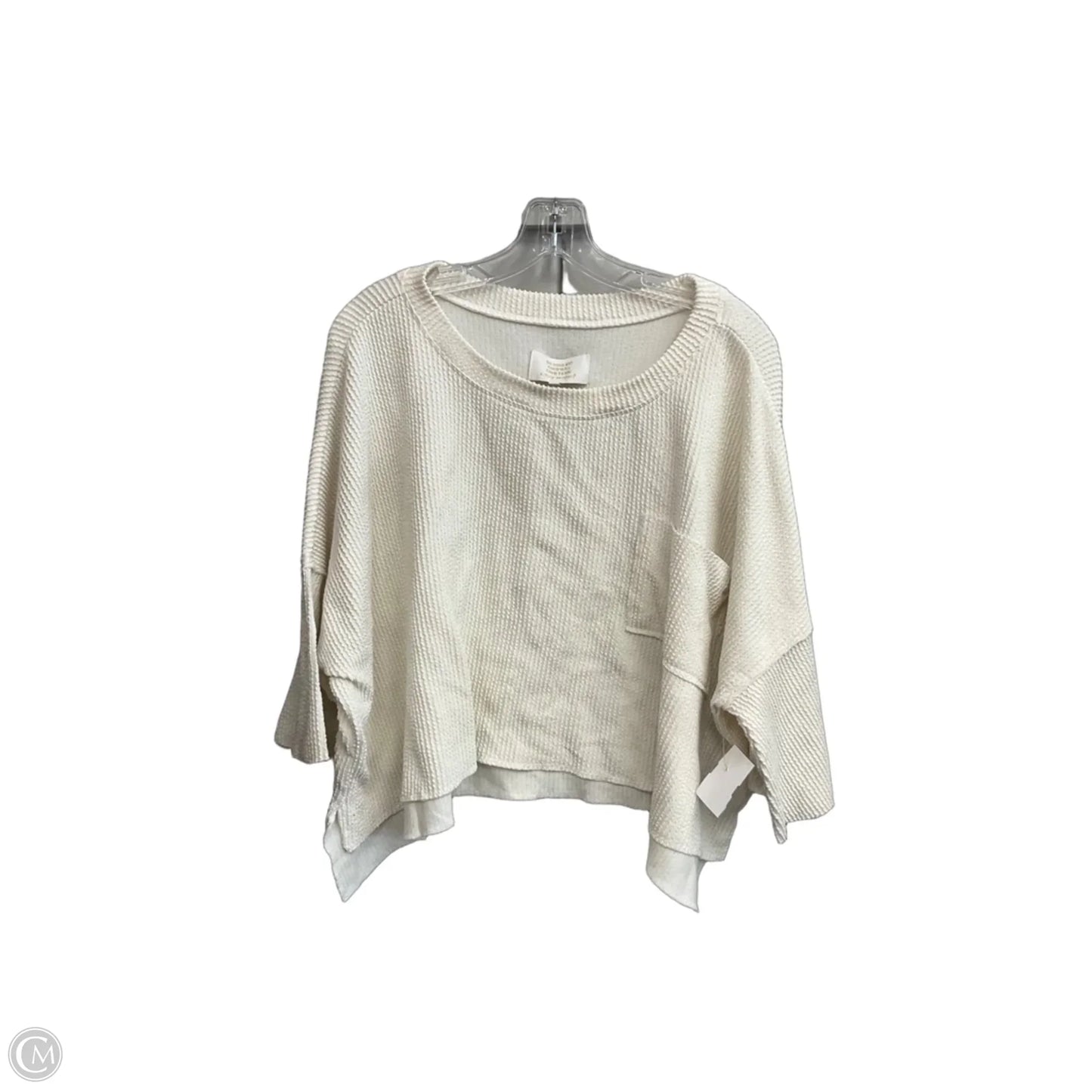 Top Long Sleeve Basic By Simply Southern In White, Size: M