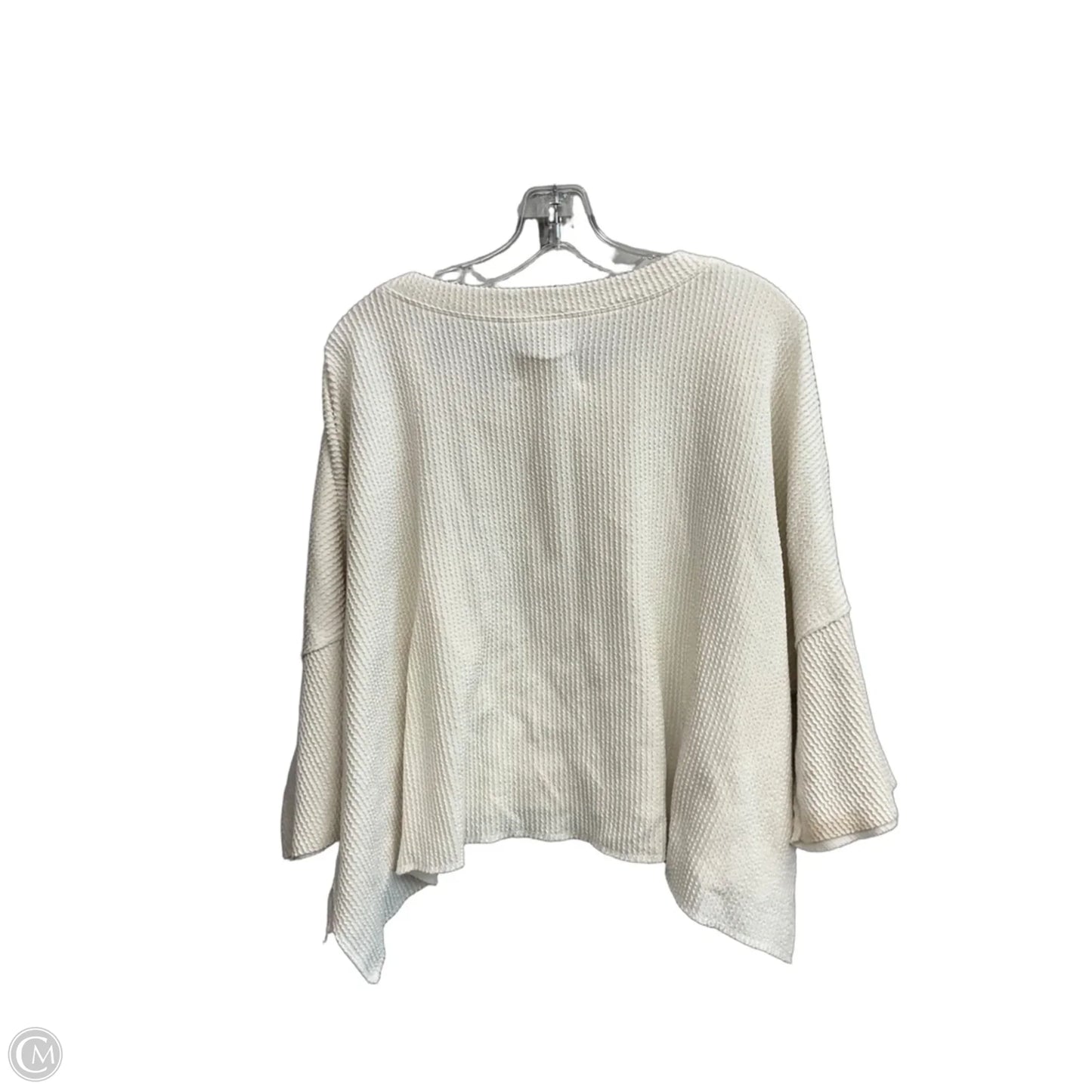 Top Long Sleeve Basic By Simply Southern In White, Size: M