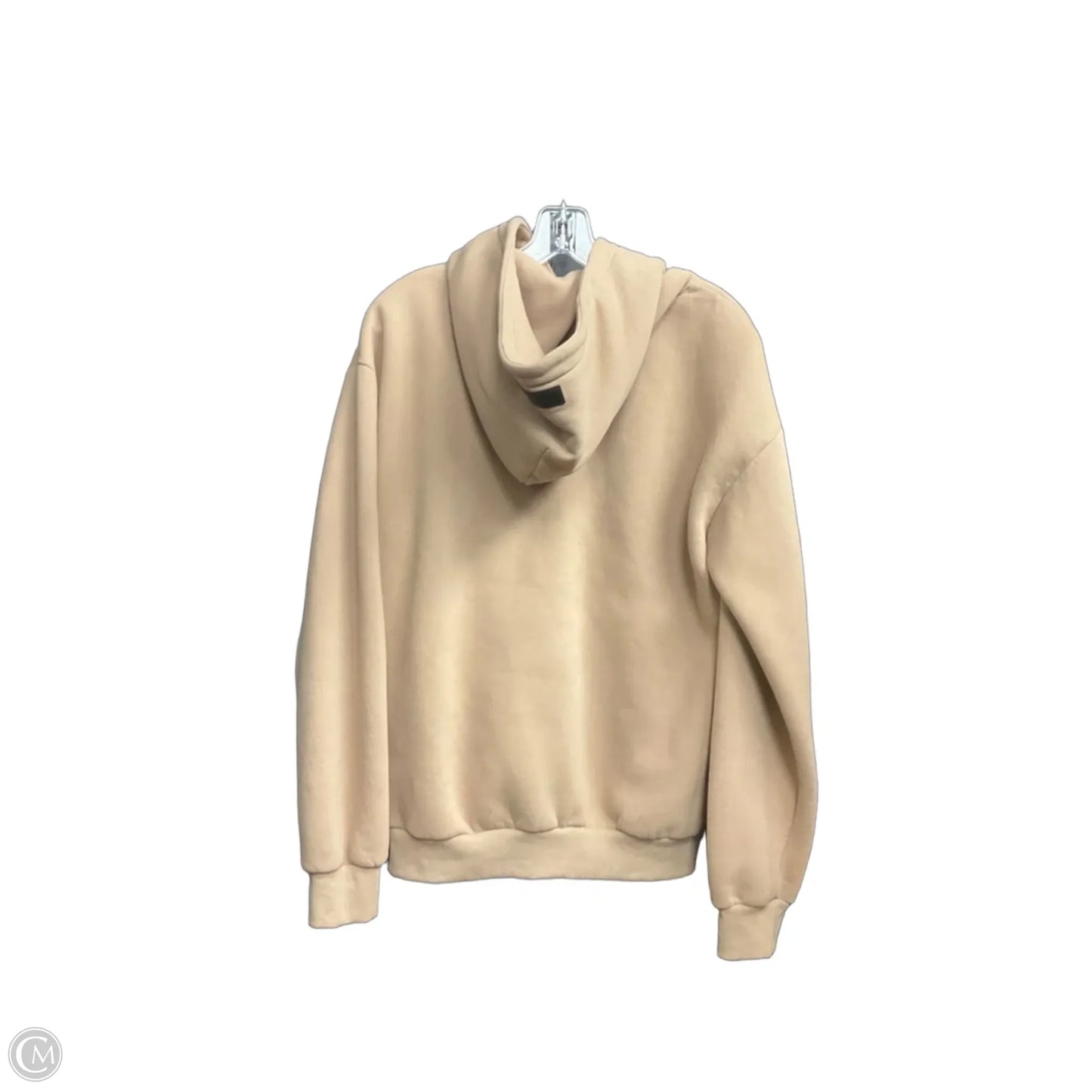 Sweatshirt Hoodie By Comfrt In Tan, Size: S