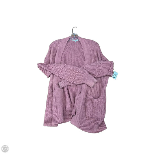 Sweater Cardigan By Madewell In Pink, Size: S