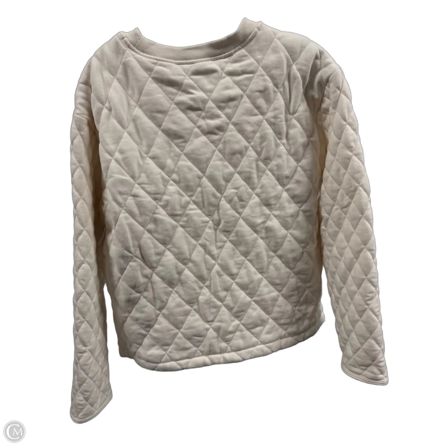 Sweatshirt Crewneck By Athleta In White, Size: M