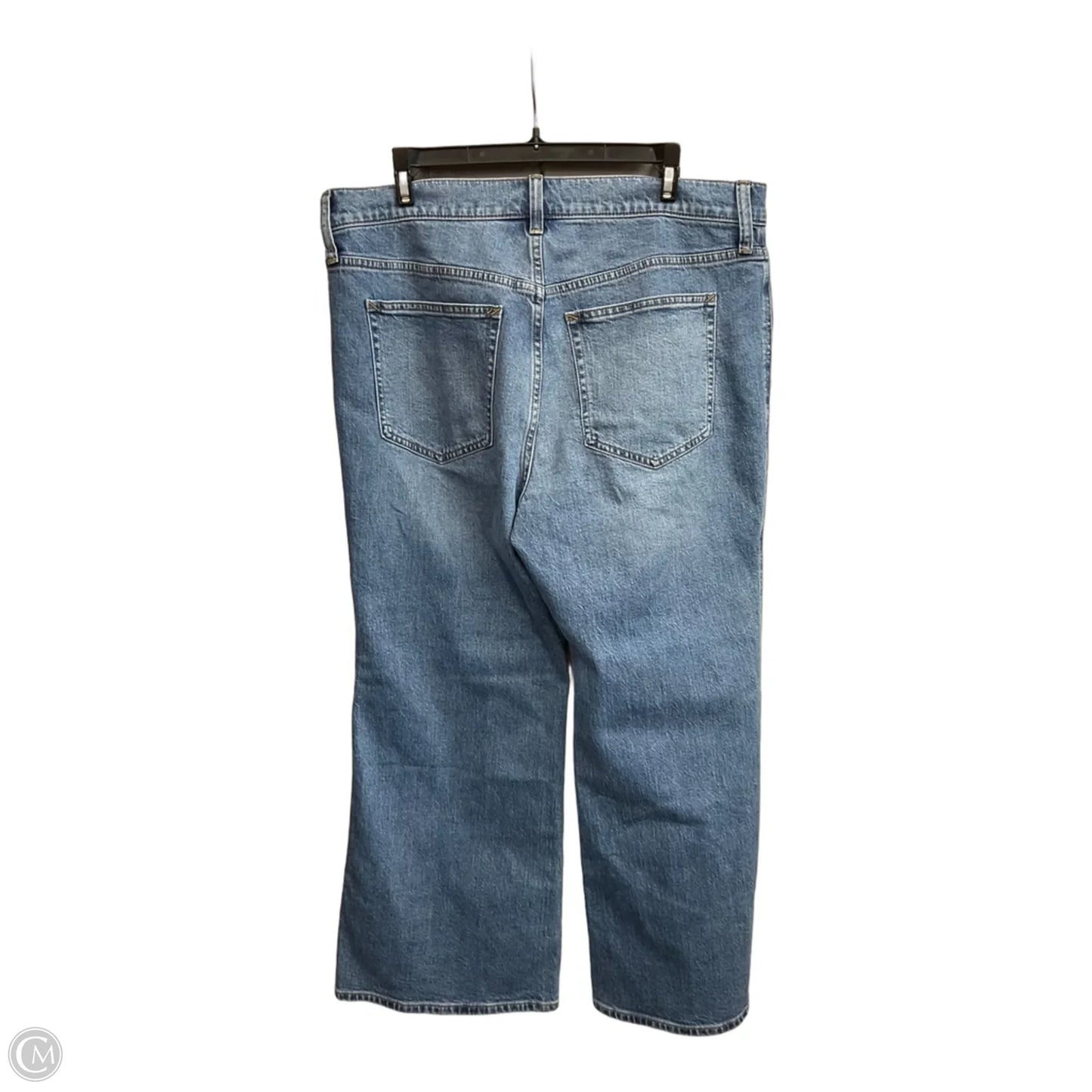 Jeans Flared By J. Crew In Blue Denim, Size: 14