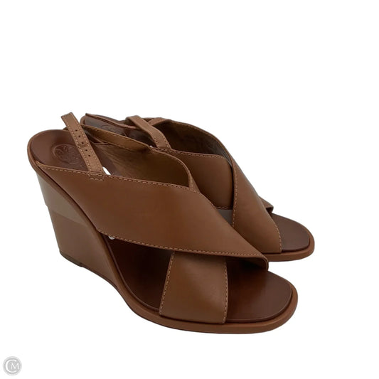 Sandals Designer By Tory Burch In Brown, Size: 8