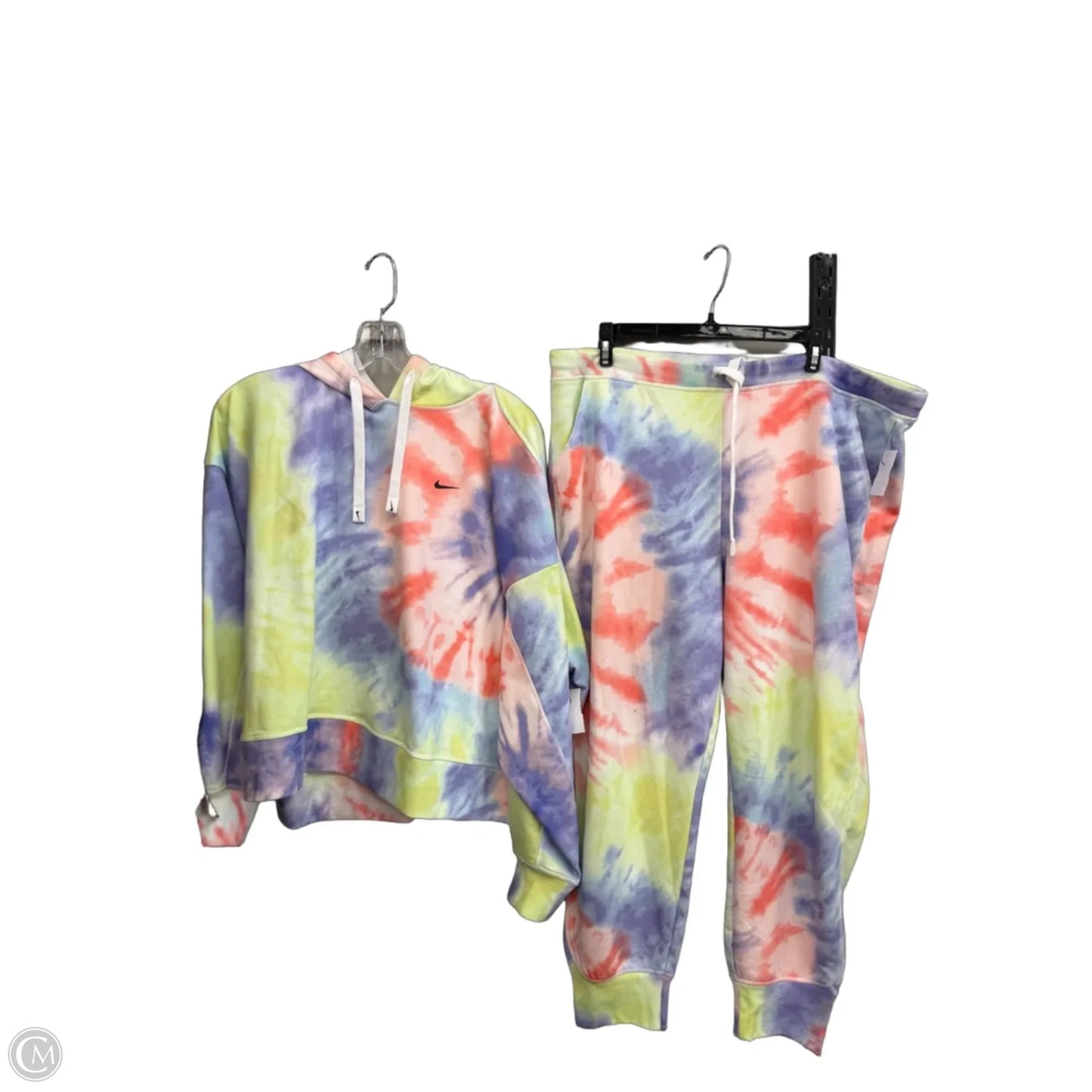 Pants Set 2pc By Nike In Tie Dye Print, Size: Xl