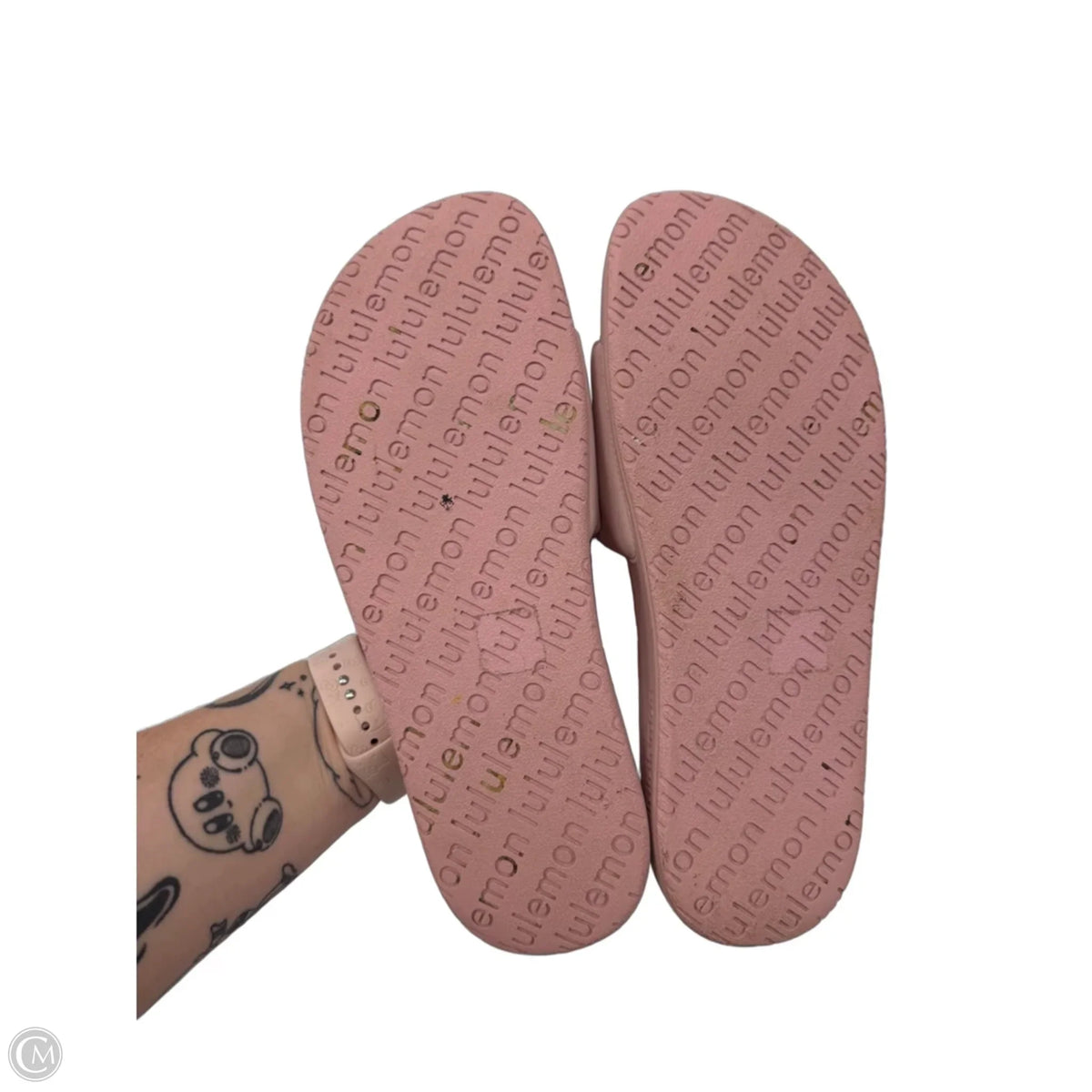 Sandals Flip Flops By Lululemon In Pink, Size: 10