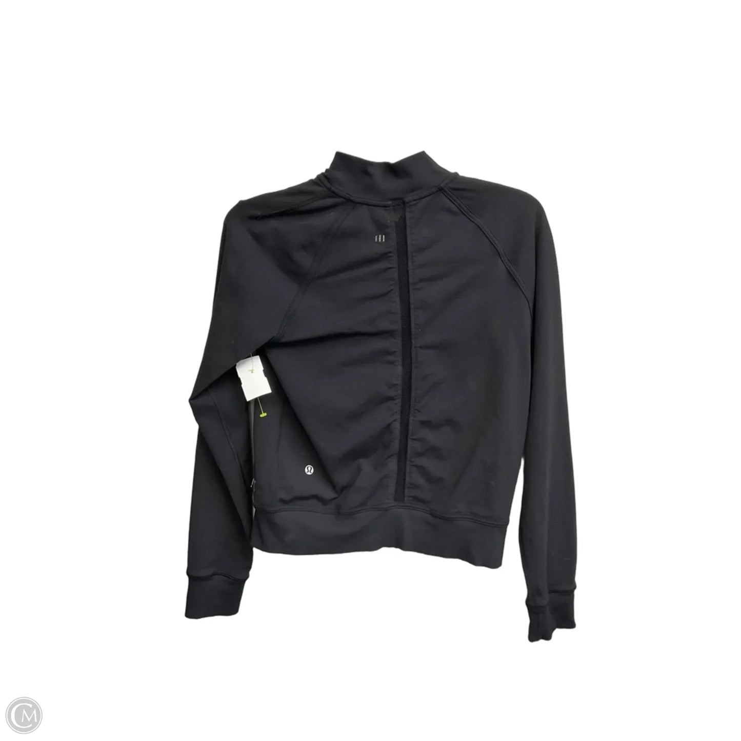 Athletic Jacket By Lululemon In Black, Size: 6