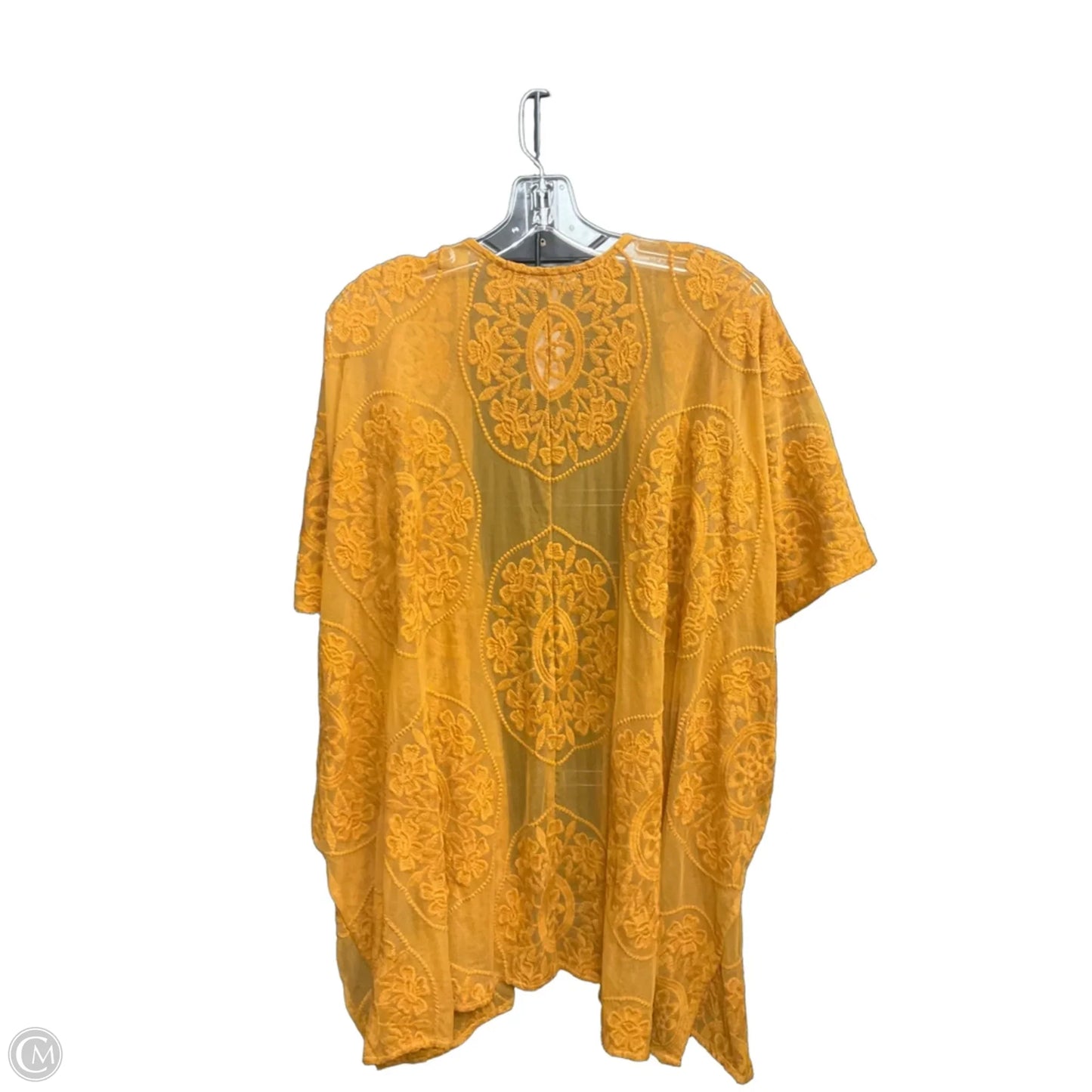 Top Short Sleeve By Maurices In Gold, Size: Osfm