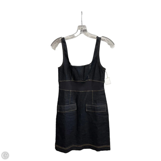 Dress Casual Short By Anthropologie In Black Denim, Size: 0