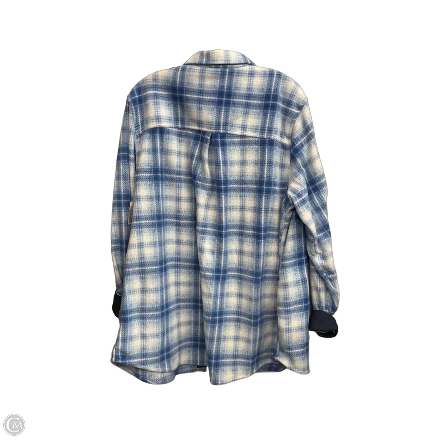 Jacket Fleece By Simply Southern In Blue, Size: Xl