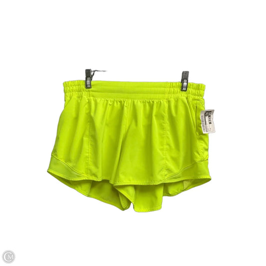 Athletic Shorts By Lululemon In Green, Size: 12