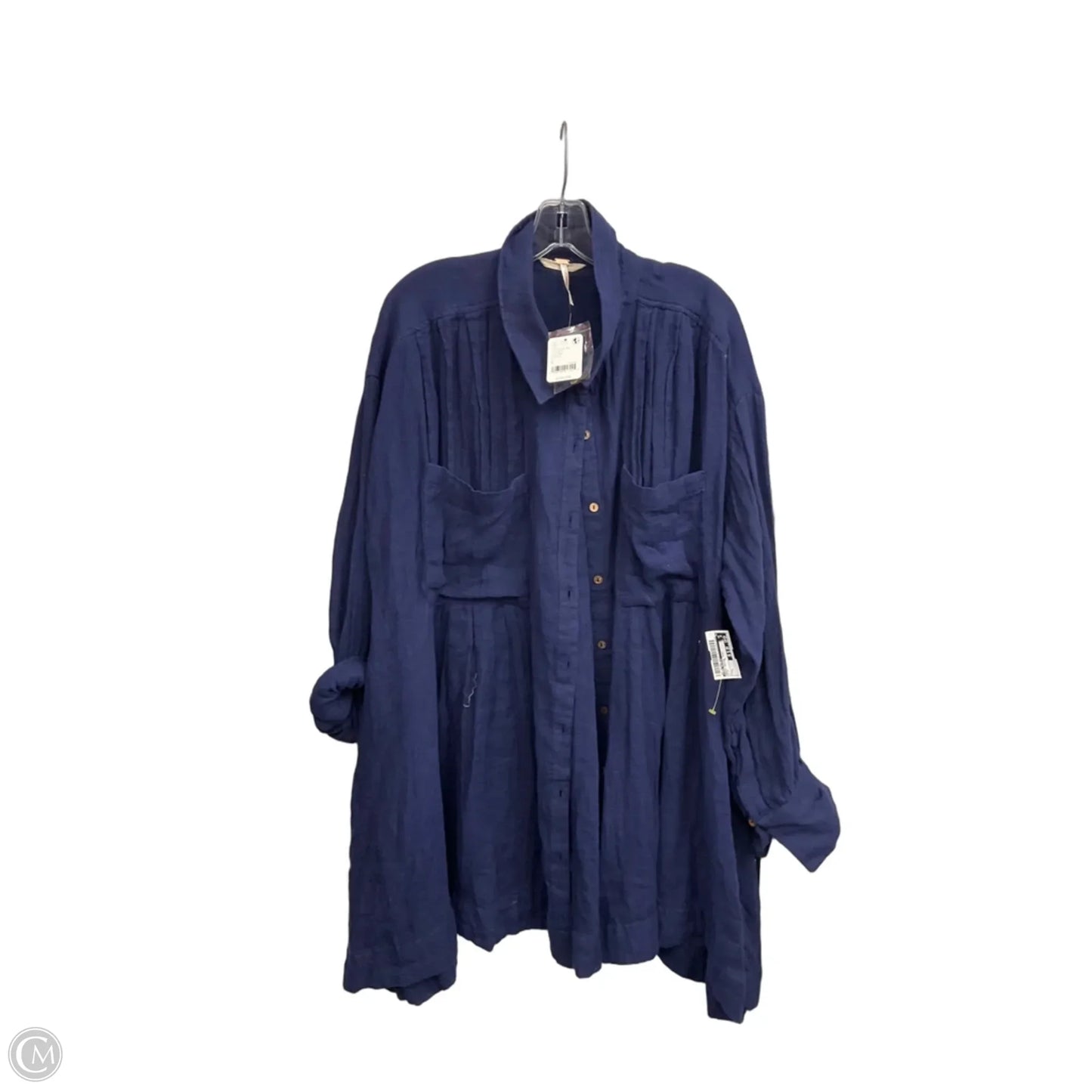 Dress Casual Midi By Free People In Blue, Size: L