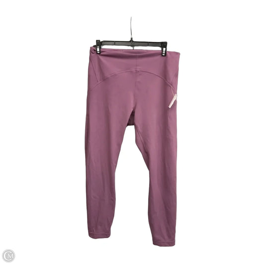 Athletic Leggings By Lululemon In Purple, Size: 12