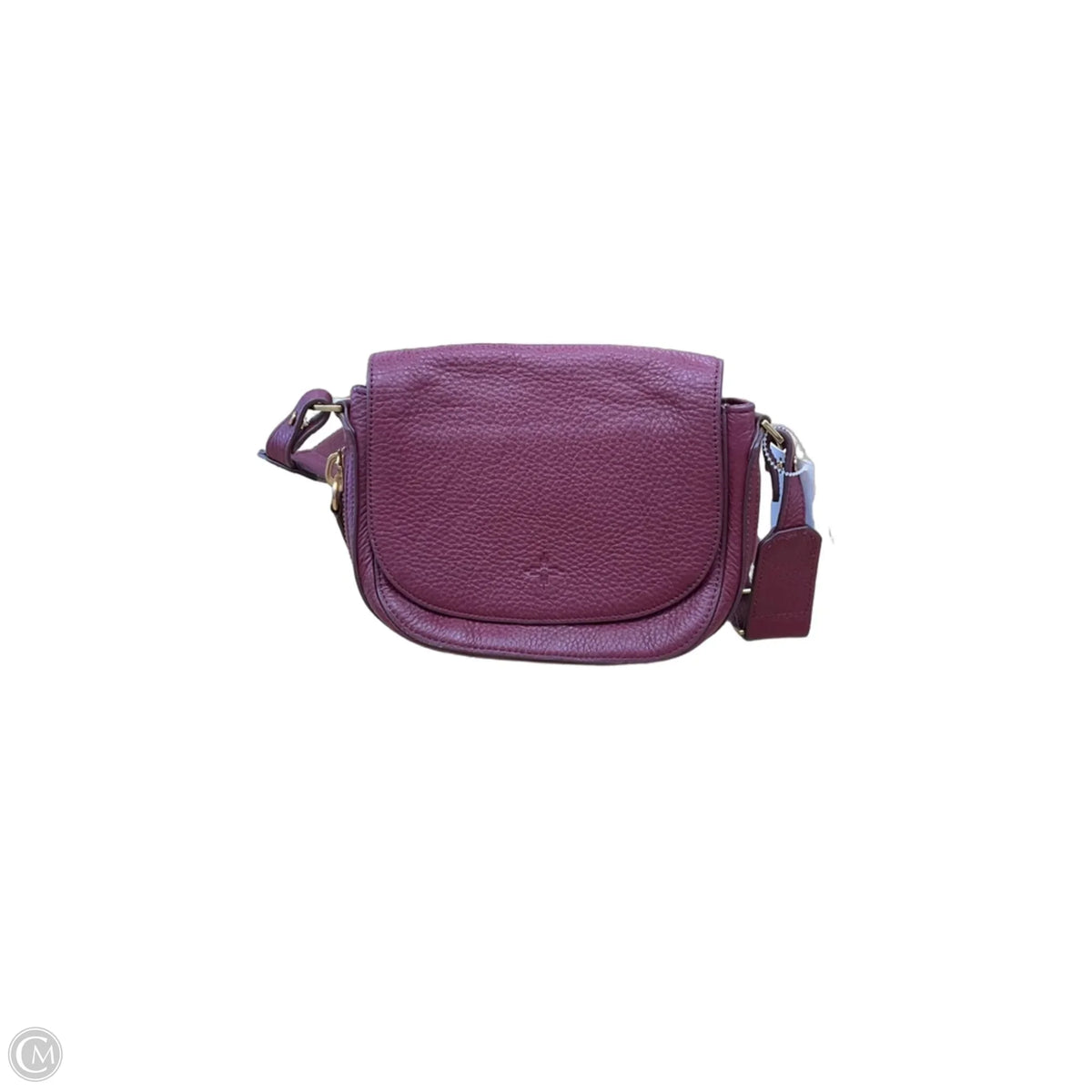 Handbag Leather By Clothes Mentor, Size: Medium