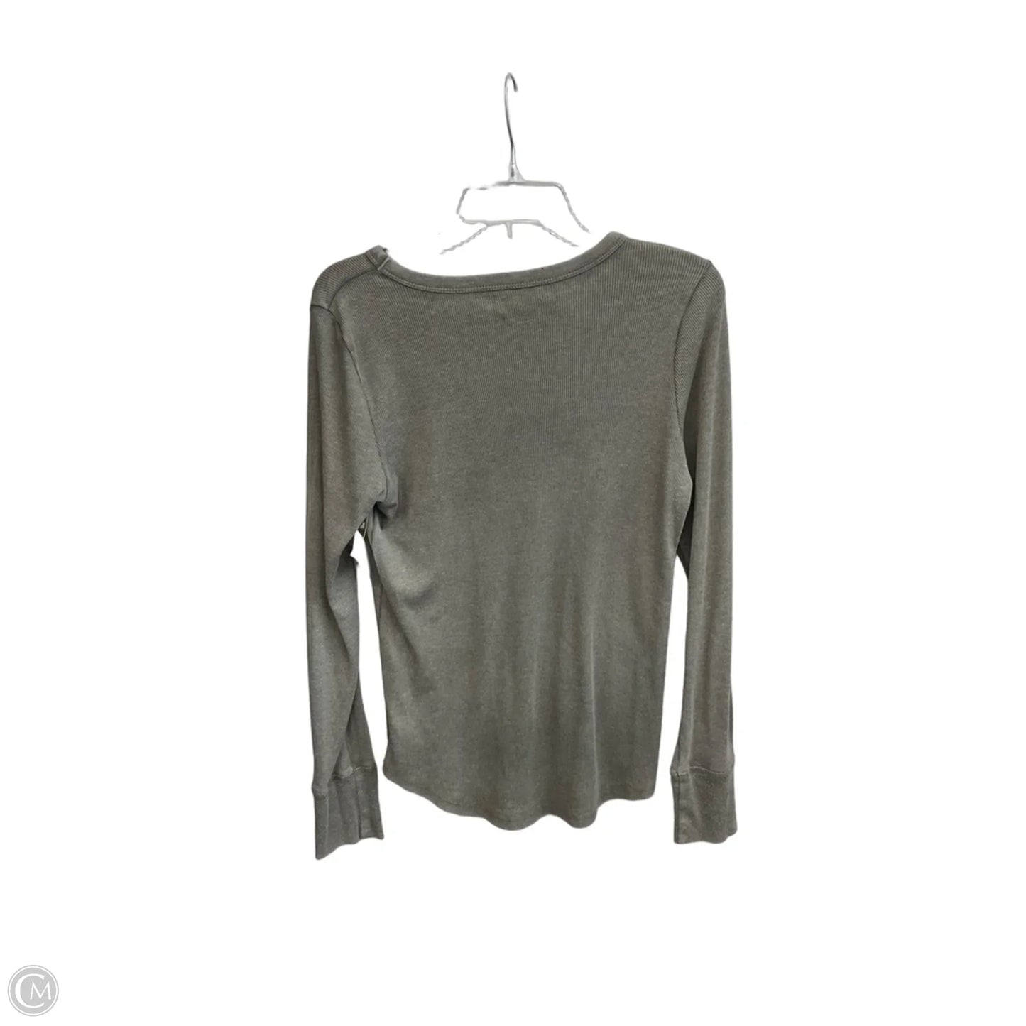 Top Long Sleeve By Aerie In Green, Size: L