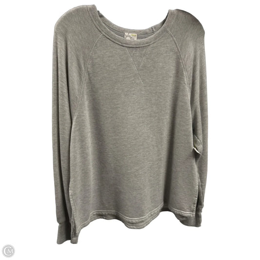 Sweatshirt Crewneck By Aerie In Grey, Size: S