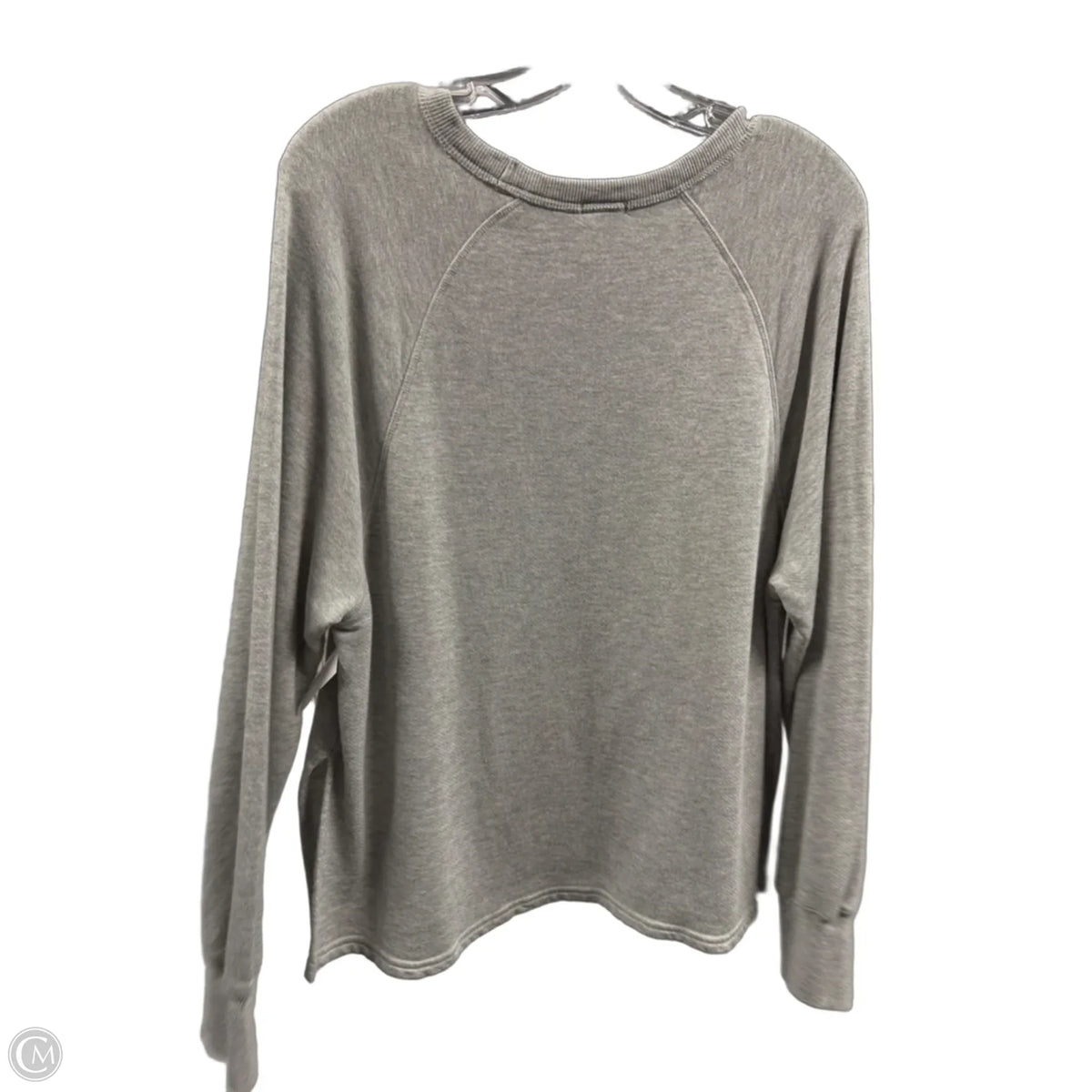 Sweatshirt Crewneck By Aerie In Grey, Size: S