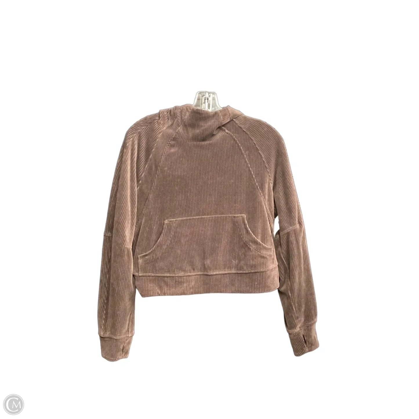 Sweatshirt Hoodie By Lululemon In Brown, Size: Xs