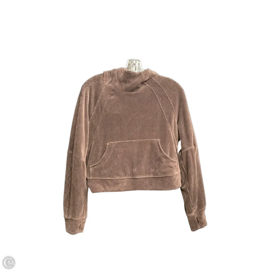 Sweatshirt Hoodie By Lululemon In Brown, Size: Xs