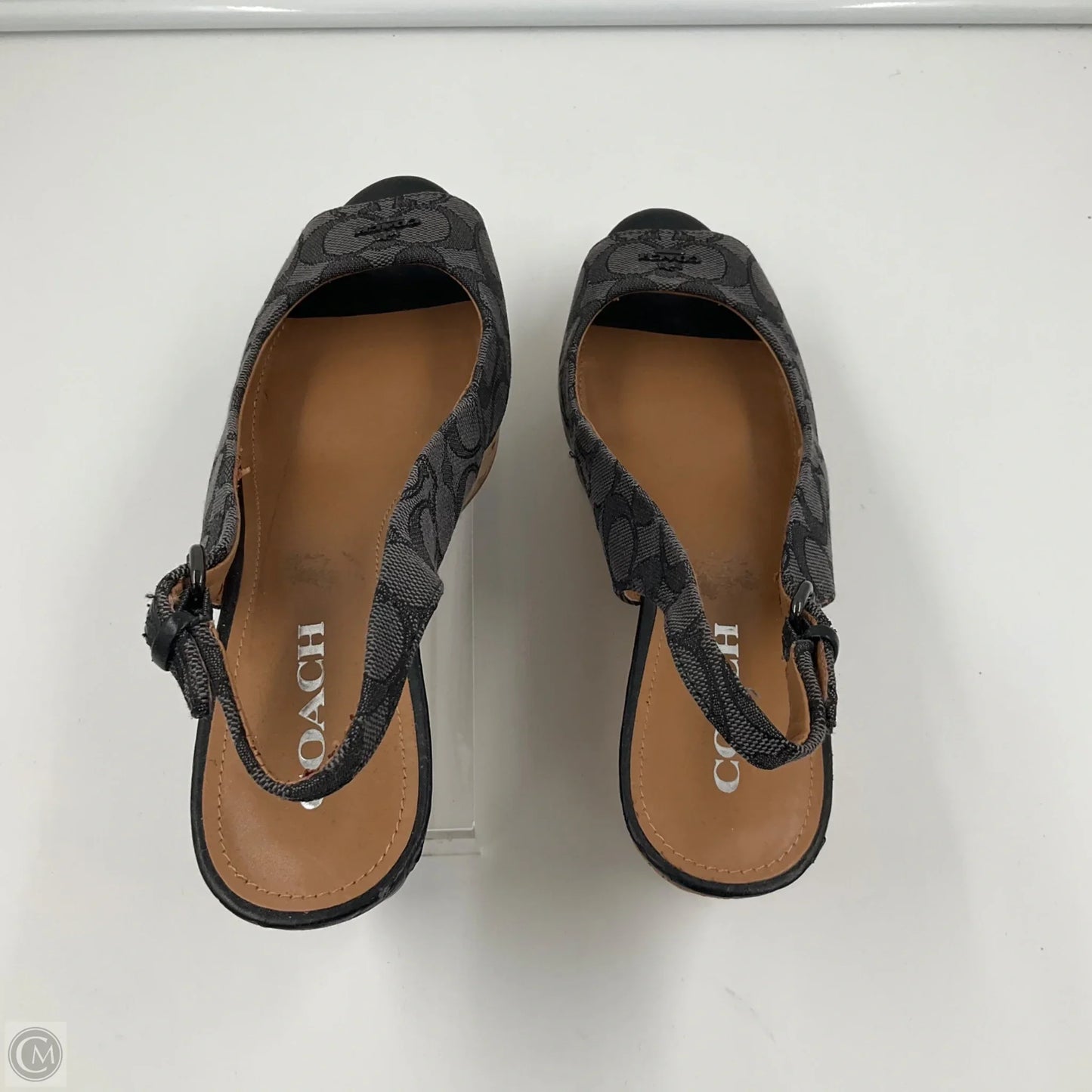 Sandals Designer By Coach In Black, Size: 10