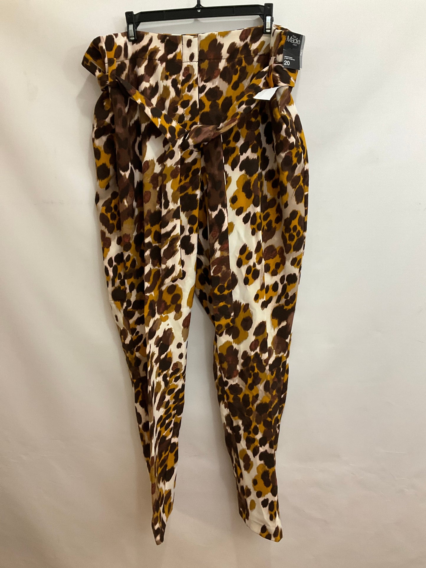 Animal Print Pants Work/dress New York And Co, Size 20