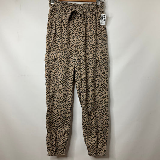 Animal Print Pants Linen Aerie, Size S