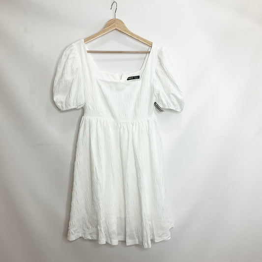 White Dress Casual Short Shein, Size S