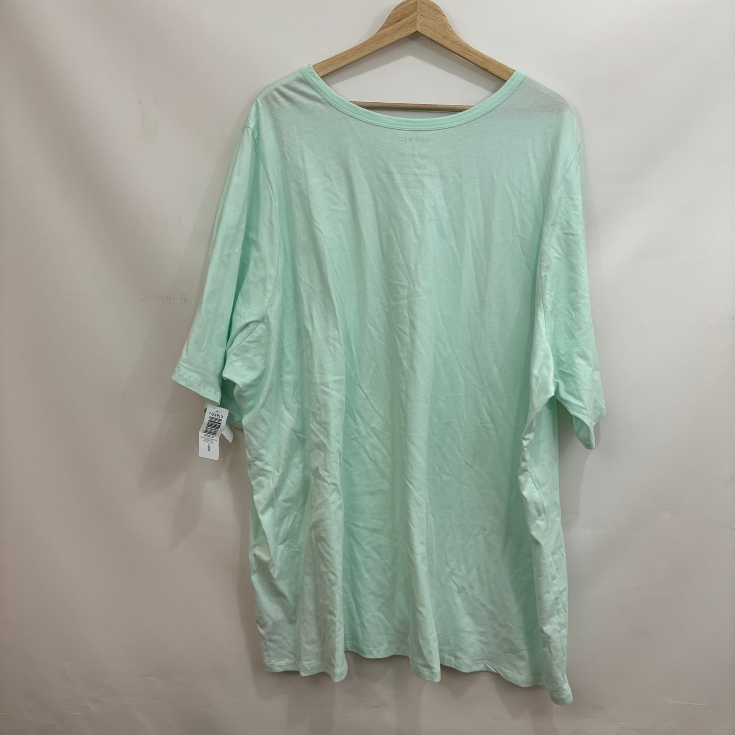 Teal Top Short Sleeve Basic Torrid