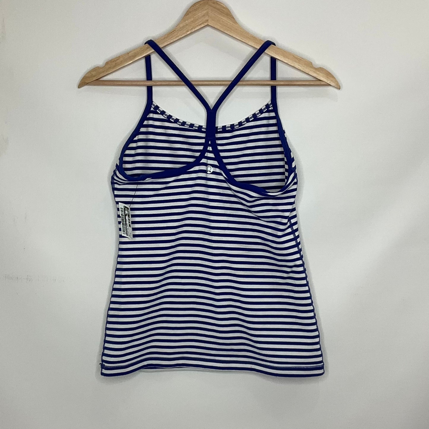 Blue & White Athletic Tank Top Lululemon, Size 6