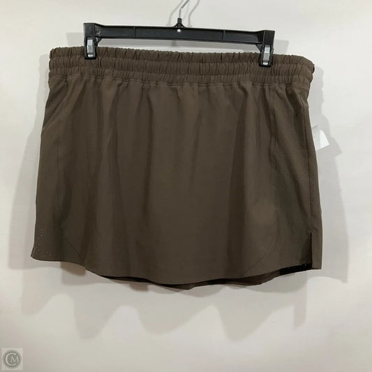 Athletic Skort By Calia In Brown, Size: M