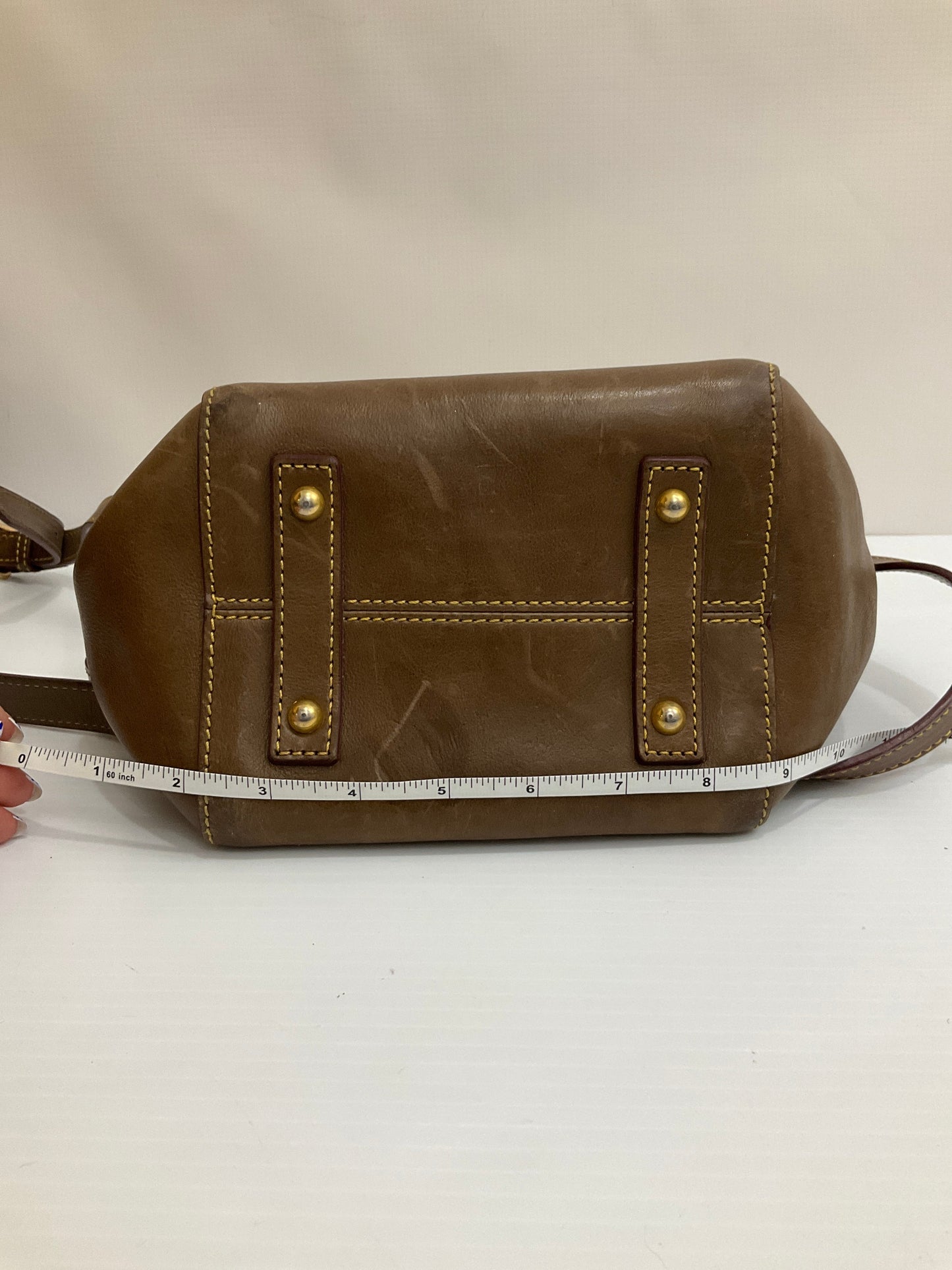 Crossbody Leather By Dooney And Bourke, Size: Medium