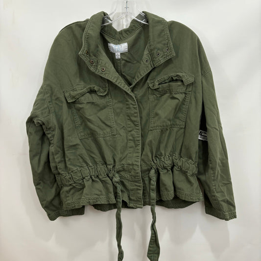 Jacket Utility By Time And Tru In Green, Size: Xl