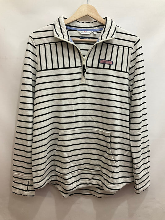 Sweatshirt Crewneck By Vineyard Vines In Striped Pattern, Size: S