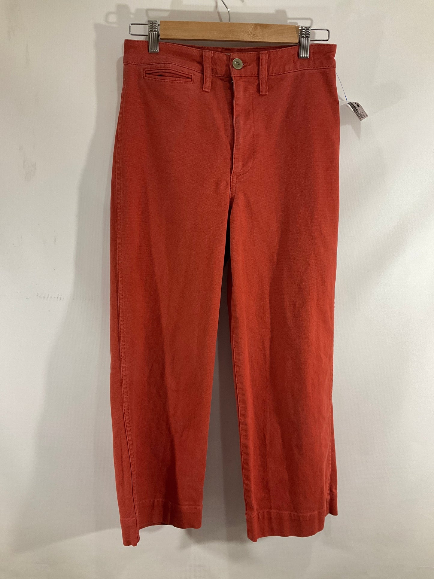 Pants Wide Leg By Madewell In Orange, Size: 2