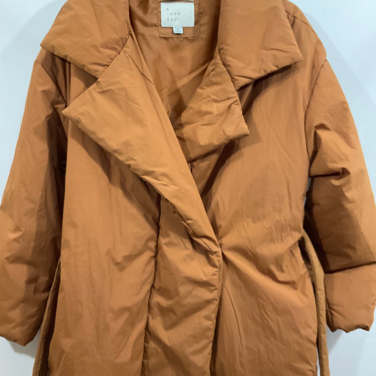 Jacket Puffer & Quilted By A New Day In Tan, Size: M