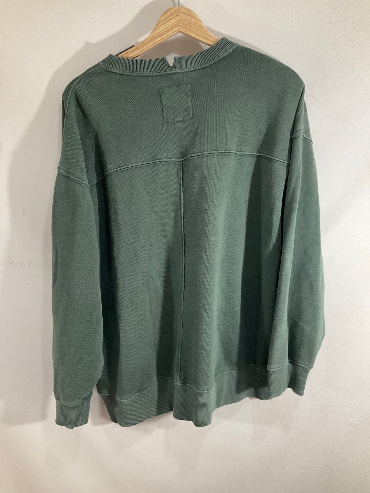 Sweatshirt Crewneck By Aerie In Green, Size: S