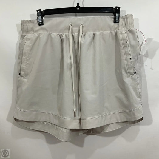 Athletic Shorts By Calia In Cream, Size: M