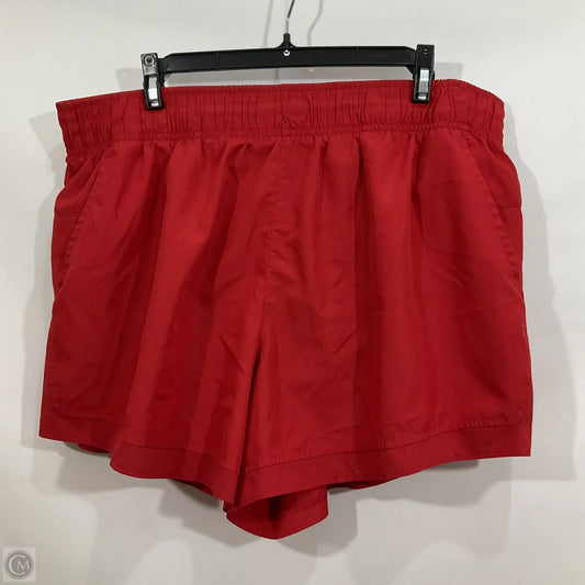 Athletic Shorts By Athletic Works In Red, Size: Xl