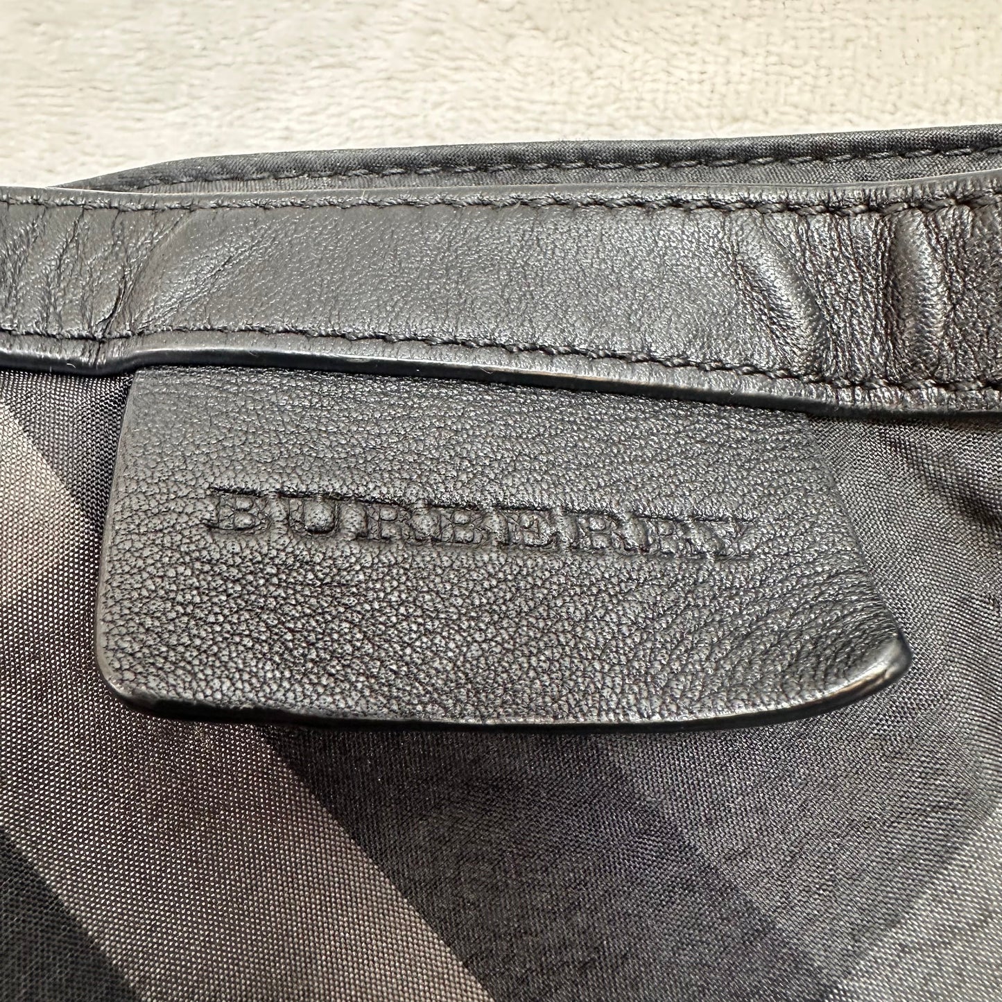 Tote Luxury Designer By Burberry, Size: Medium
