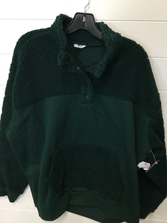 Jacket Fleece By Time And Tru In Green, Size:2X
